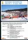 SKIDOR - SKI Svenska Skidspelen Falun 5-8 mars 1987