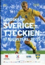 Fotboll Programblad - Football programmes Program Fotbollslandskamper Sverige