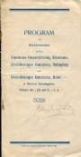 PROGRAM Program klubbmatchen friidrott 1908
