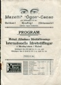 Friidrott-Athletics Program Internationella idrotttäflingar 10-11 juni 1909