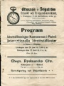 Friidrott-Athletics Program vid IFK:s internationella idrottstäflingar 26-27 juni 1909