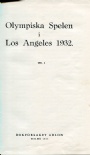 1932 Los Angeles-Lake Placid Olympiska spelen i Los Angeles 1932 